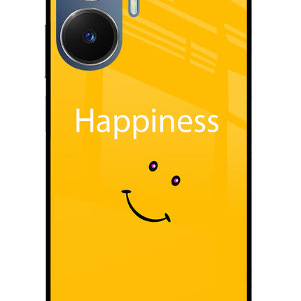 Happiness With Smiley Realme C55/N55 Glass Case