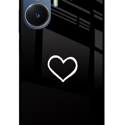 Heart Realme C55/N55 Glass Case Back Cover by Casekaro