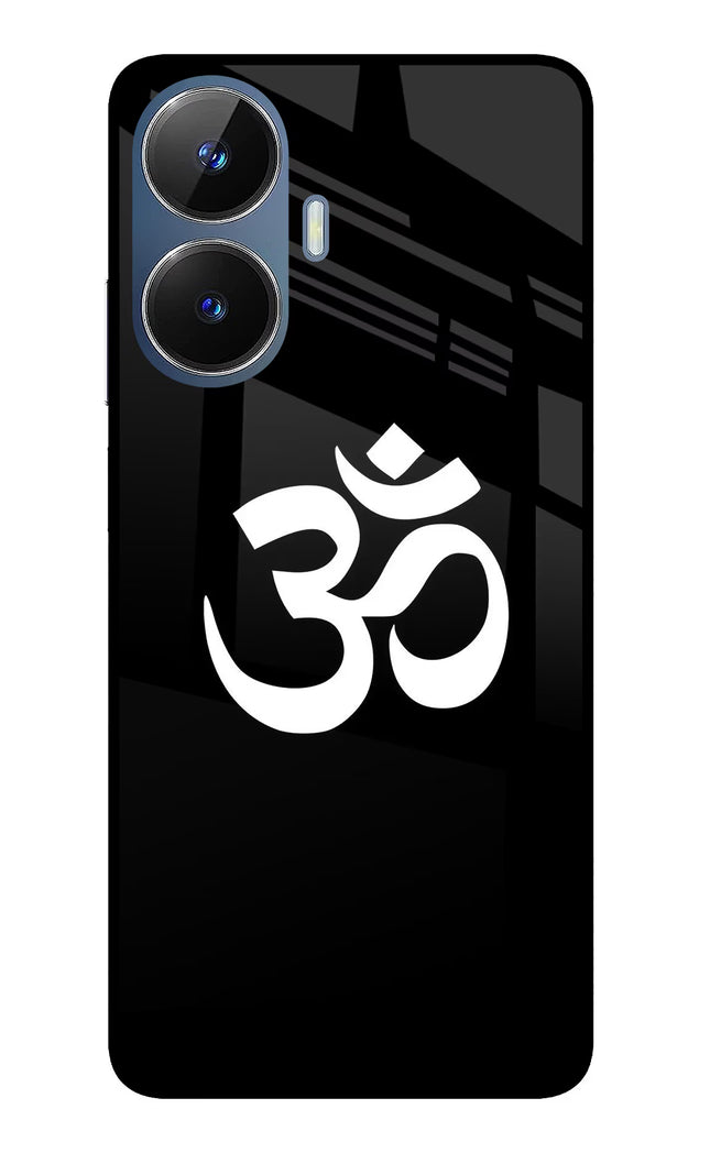 Om Realme C55/N55 Glass Case Back Cover by Casekaro
