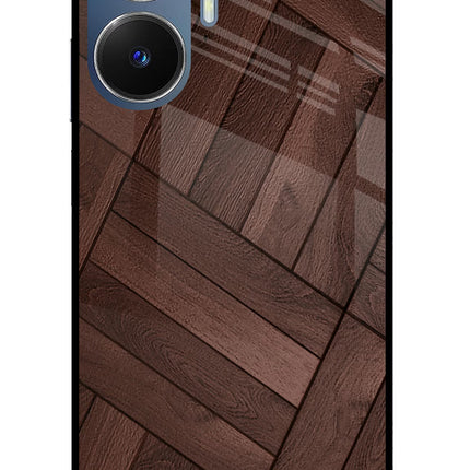 Wooden Texture Design Realme C55/N55 Glass Case