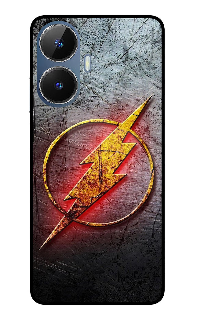 Flash Realme C55/N55 Glass Case Back Cover by Casekaro