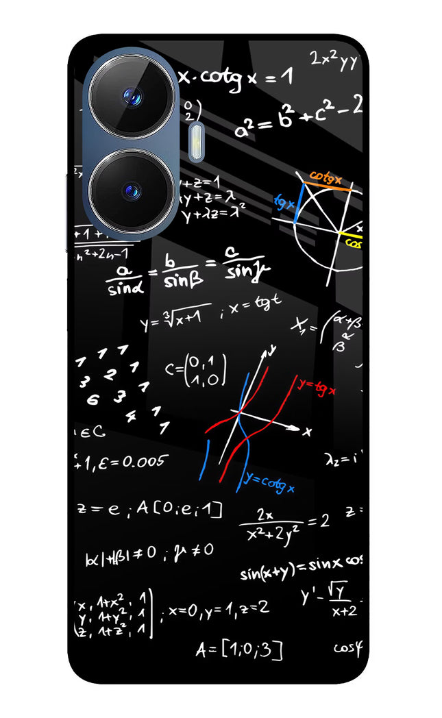 Mathematics Formula Realme C55/N55 Glass Case Back Cover by Casekaro