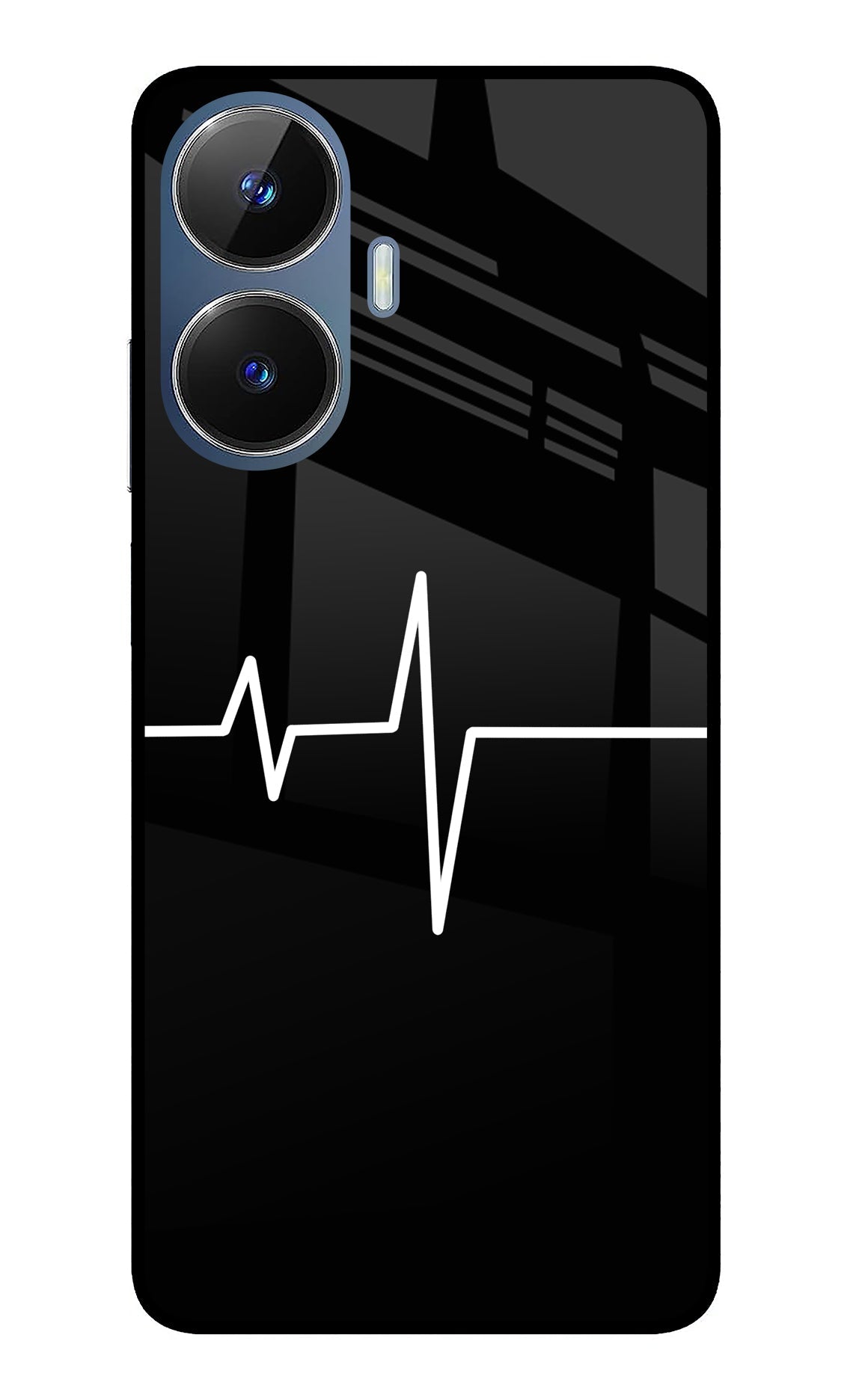 Heart Beats Realme C55/N55 Glass Case