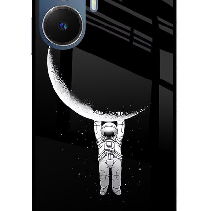 Moon Space Realme C55/N55 Glass Case Back Cover by Casekaro