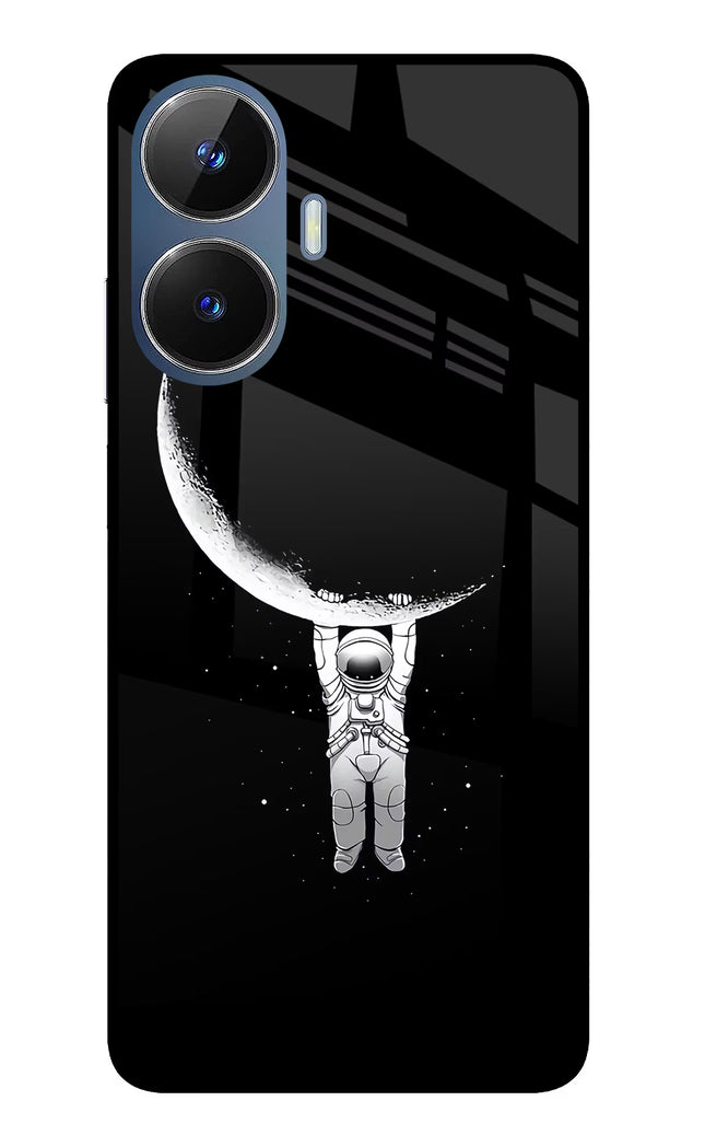 Moon Space Realme C55/N55 Glass Case Back Cover by Casekaro