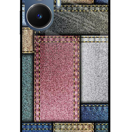Multicolor Jeans Realme C55/N55 Glass Case