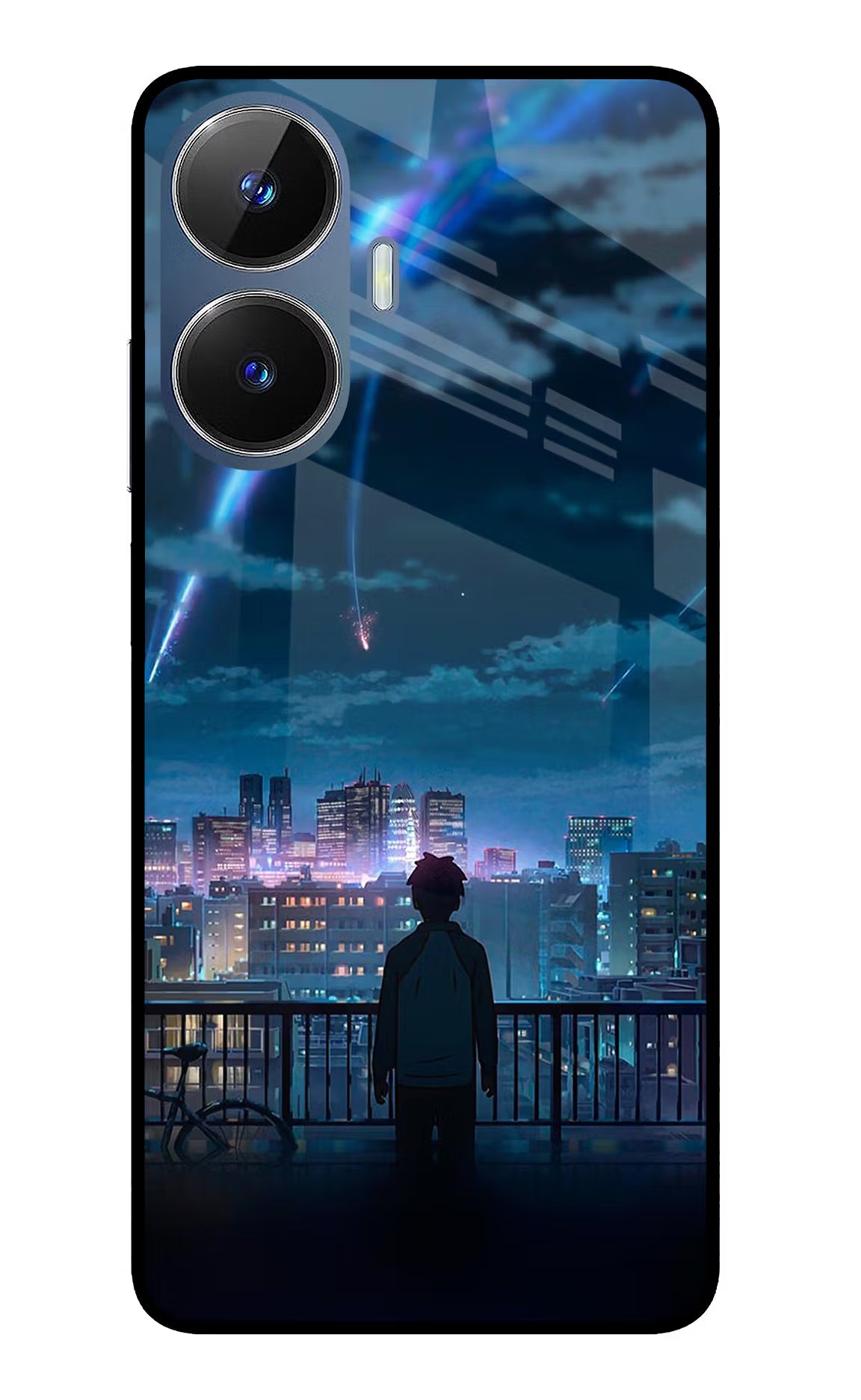 Anime Realme C55/N55 Glass Case Back Cover by Casekaro