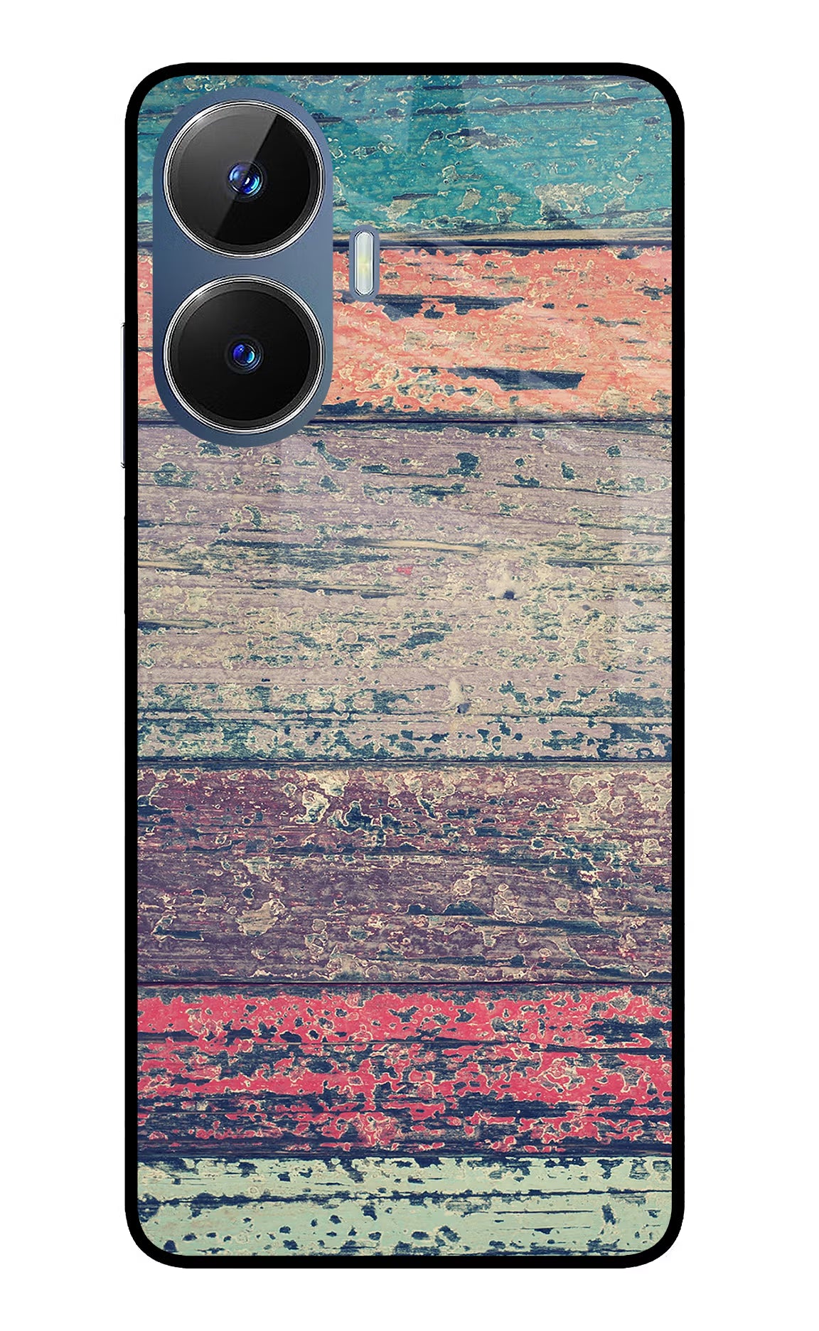 Colourful Wall Realme C55/N55 Glass Case