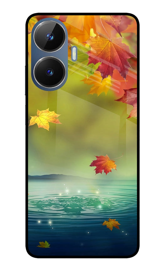 Flowers Realme C55/N55 Glass Case