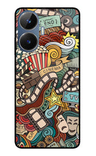 Cinema Abstract Realme C55/N55 Glass Case