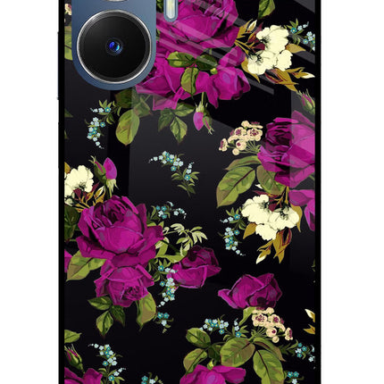 Flowers Realme C55/N55 Glass Case