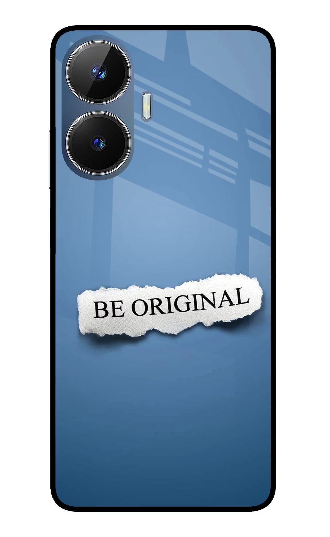 Be Original Realme C55/N55 Glass Case Back Cover by Casekaro