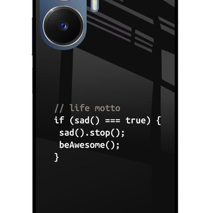 Life Motto Code Realme C55/N55 Glass Case