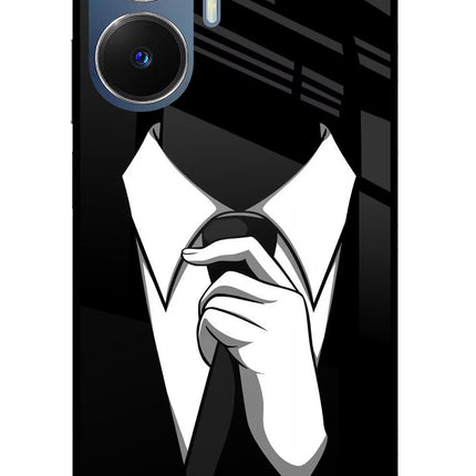 Black Tie Realme C55/N55 Glass Case