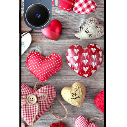 Love Wallpaper Realme C55/N55 Glass Case Back Cover by Casekaro