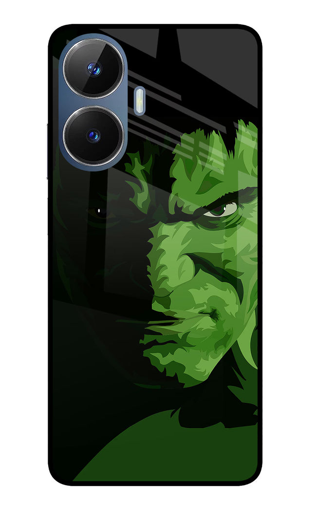 HULK Realme C55/N55 Glass Case Back Cover by Casekaro