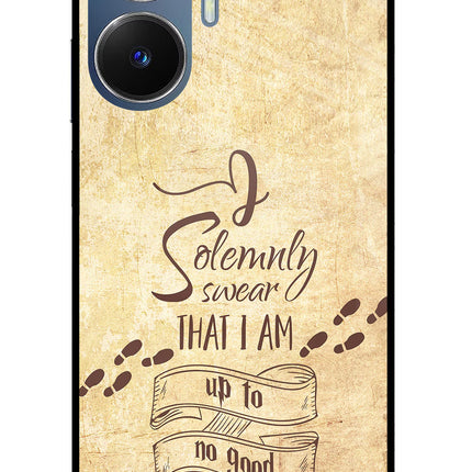 I Solemnly swear that i up to no good Realme C55/N55 Glass Case