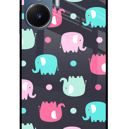 Elephants Realme C55/N55 Glass Case