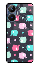 Elephants Realme C55/N55 Glass Case