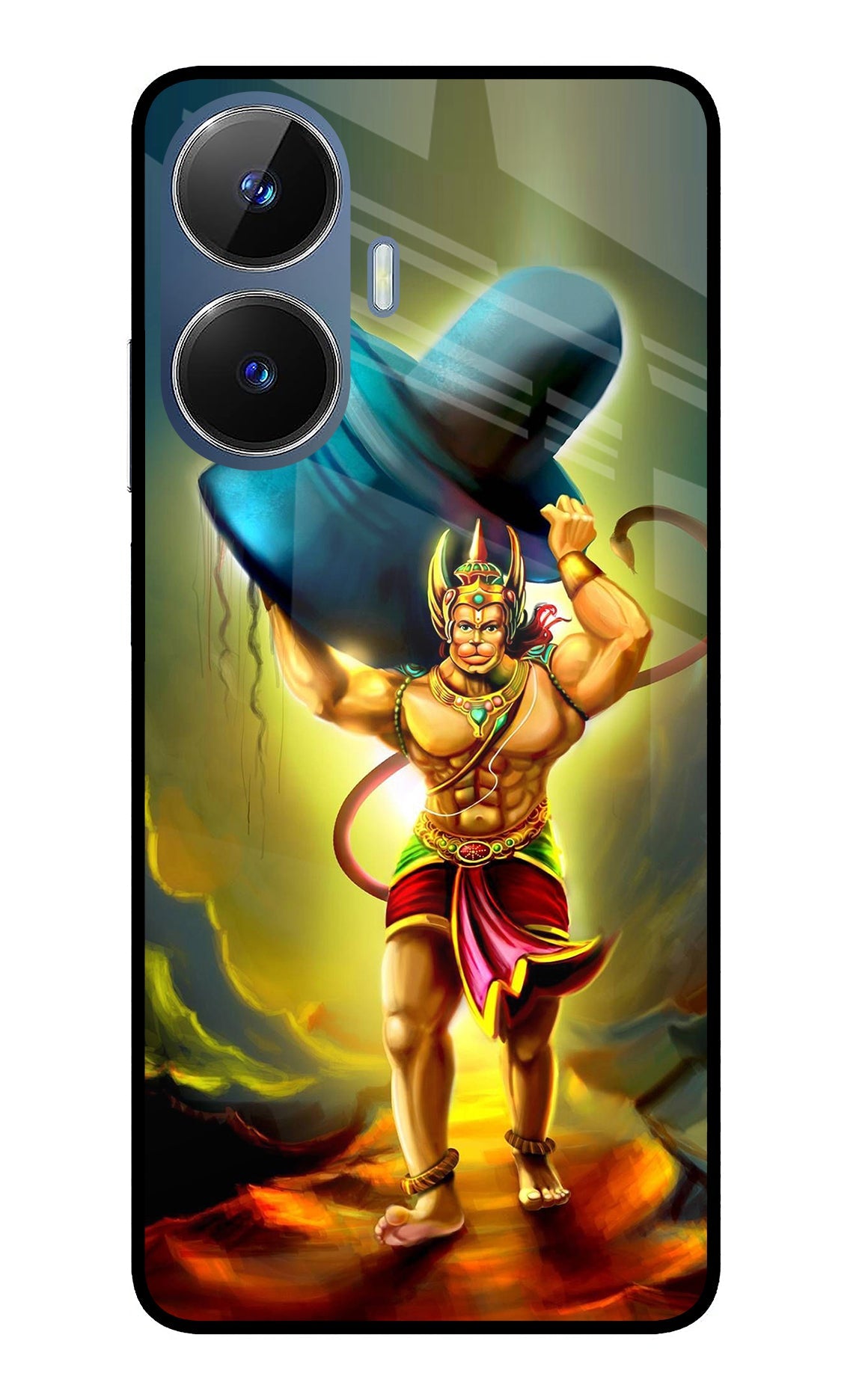 Lord Hanuman Realme C55/N55 Glass Case