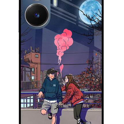 Chilling Couple Realme C55/N55 Glass Case