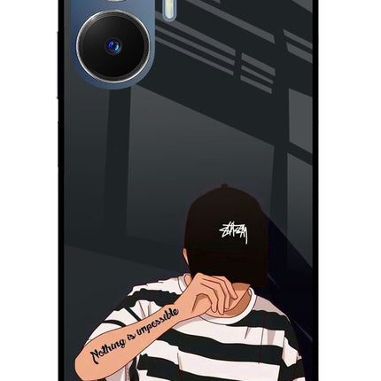 Aesthetic Boy Realme C55/N55 Glass Case
