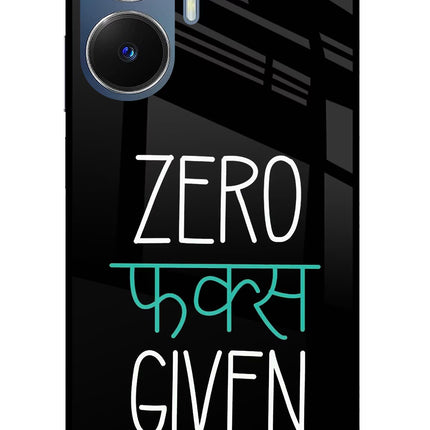 Zero Fucks Given Realme C55/N55 Glass Case