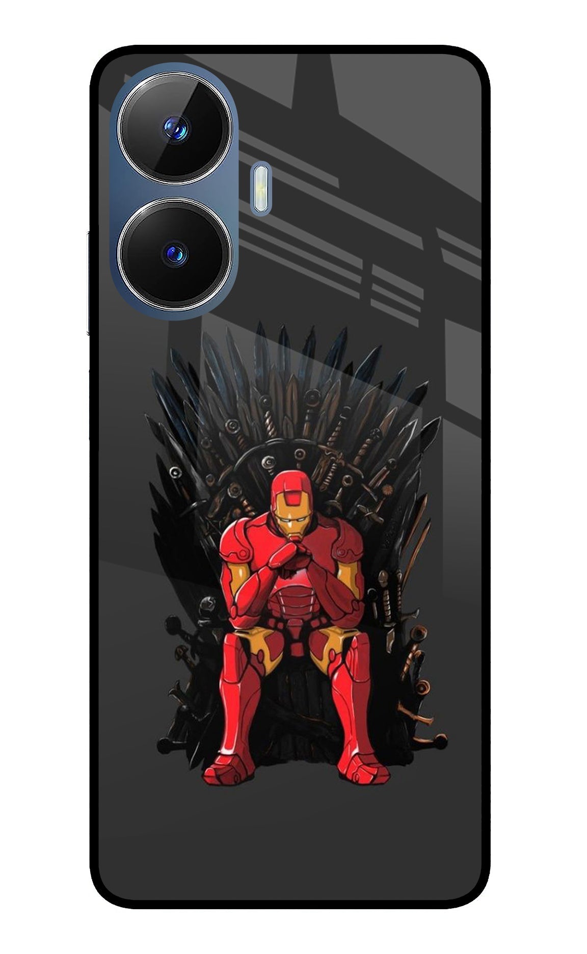 Ironman Throne Realme C55/N55 Glass Case