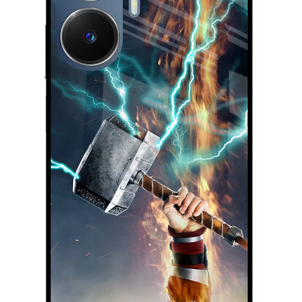 Thor Hammer Mjolnir Realme C55/N55 Glass Case