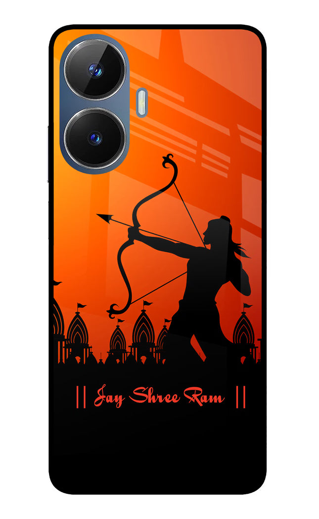 Lord Ram - 4 Realme C55/N55 Glass Case Back Cover by Casekaro