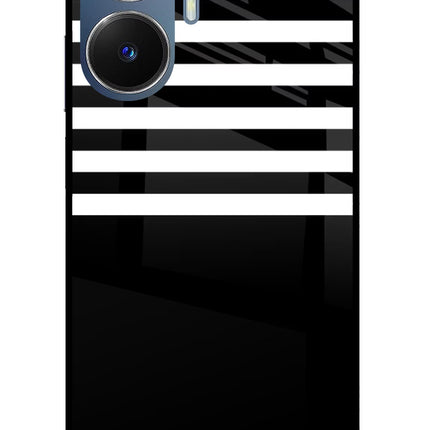 Black and White Print Realme C55/N55 Glass Case