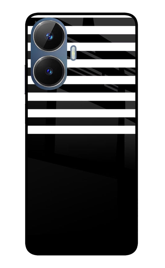 Black and White Print Realme C55/N55 Glass Case