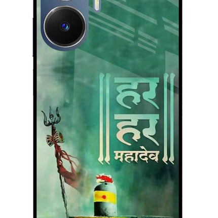 Har Har Mahadev Shivling Realme C55/N55 Glass Case