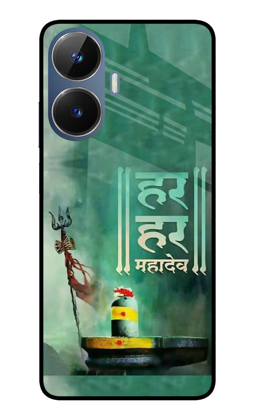 Har Har Mahadev Shivling Realme C55/N55 Glass Case