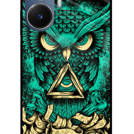 Green Owl Realme C55/N55 Glass Case