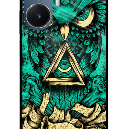 Green Owl Realme C55/N55 Glass Case