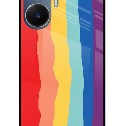 Rainbow Realme C55/N55 Glass Case
