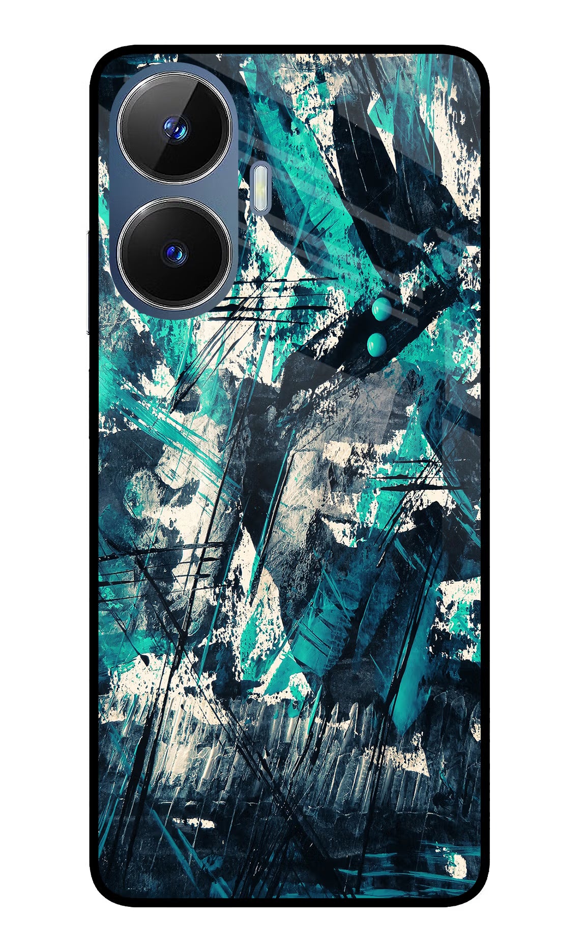 Artwork Realme C55/N55 Glass Case Back Cover by Casekaro