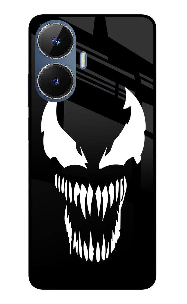 Venom Realme C55/N55 Glass Case Back Cover by Casekaro