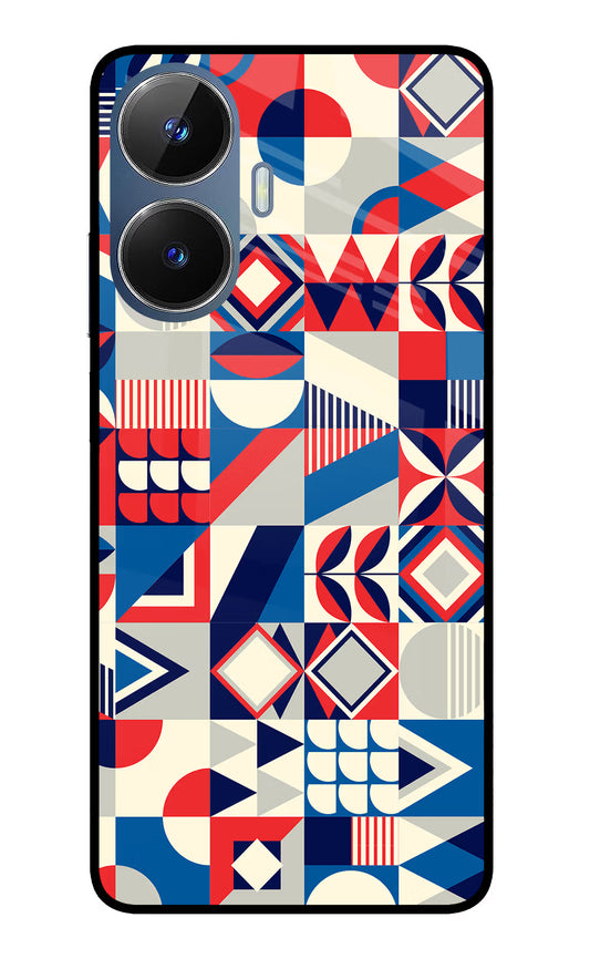 Colorful Pattern Realme C55/N55 Glass Case