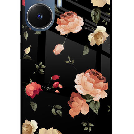 Flowers Realme C55/N55 Glass Case