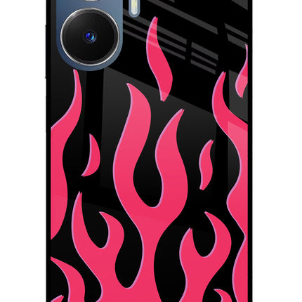 Fire Flames Realme C55/N55 Glass Case
