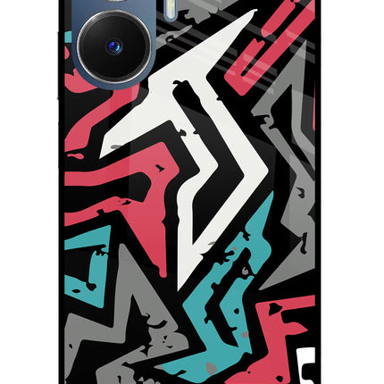 Geometric Graffiti Realme C55/N55 Glass Case