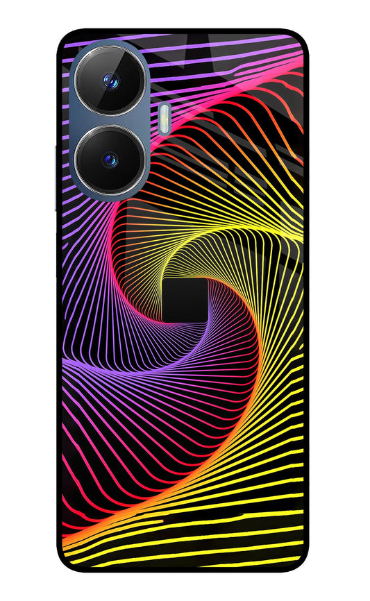 Colorful Strings Realme C55/N55 Glass Case