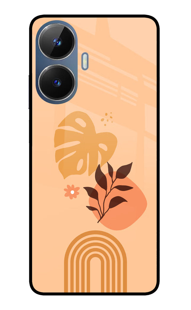 Bohemian Art Realme C55/N55 Glass Case Back Cover by Casekaro
