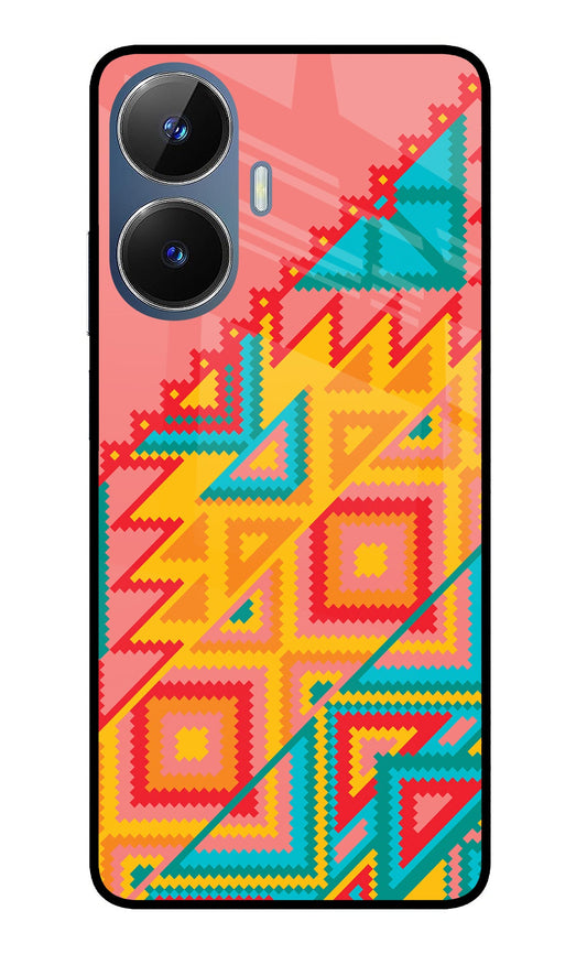 Aztec Tribal Realme C55/N55 Glass Case