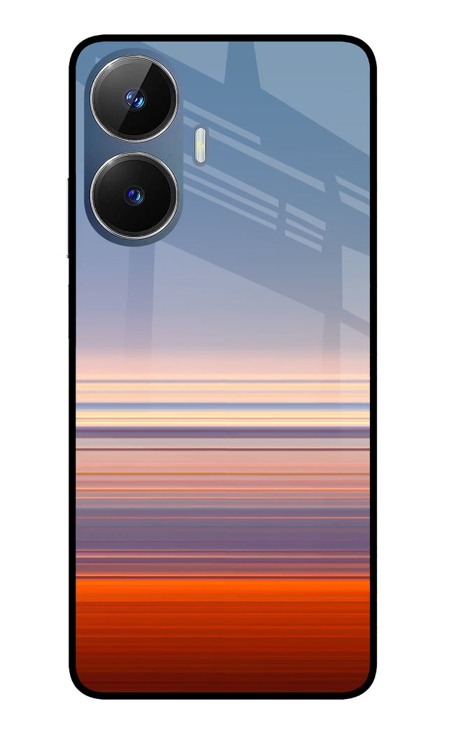 Morning Colors Realme C55/N55 Glass Case Back Cover by Casekaro