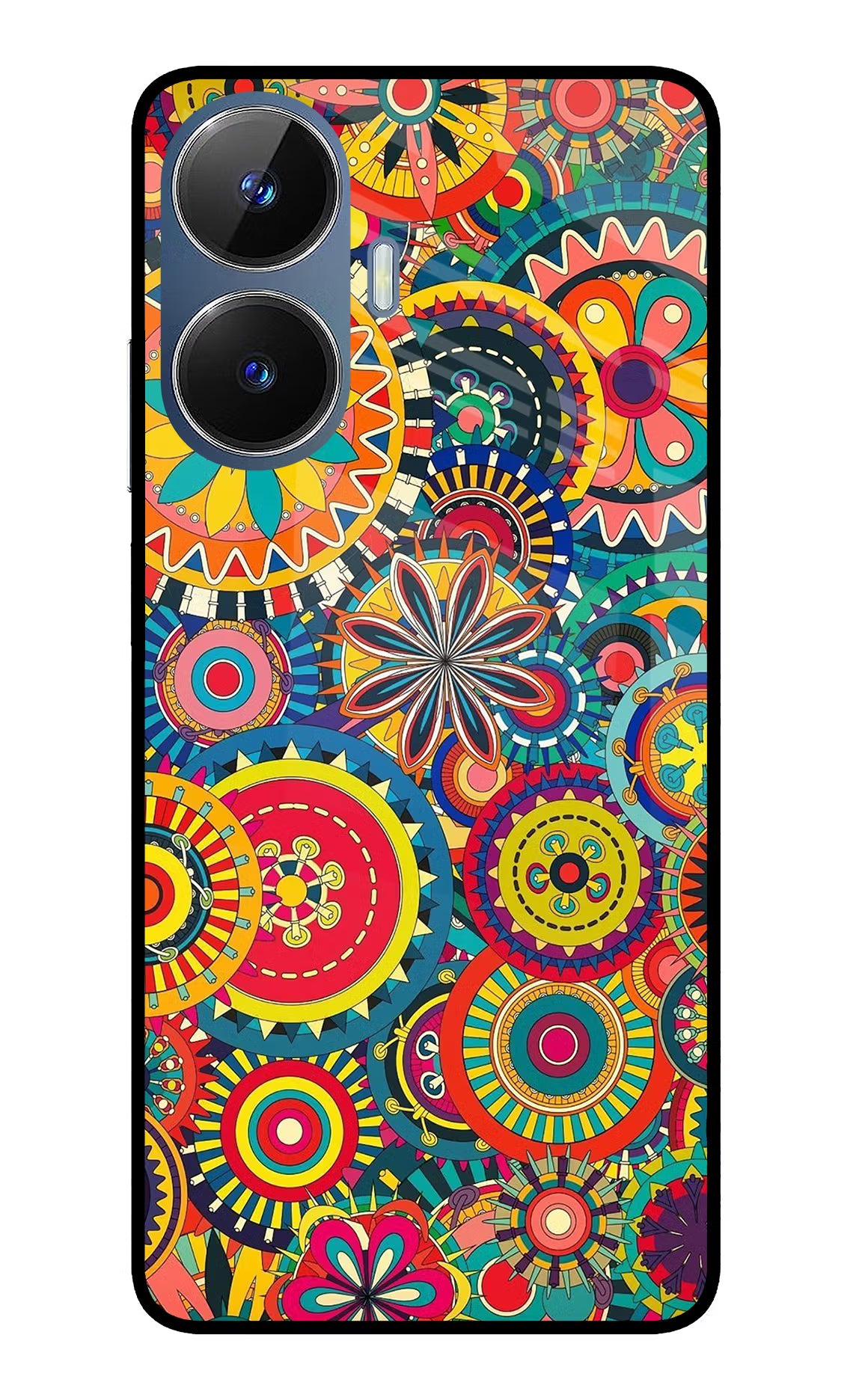 Gol Gol Art Realme C55/N55 Glass Case Back Cover by Casekaro