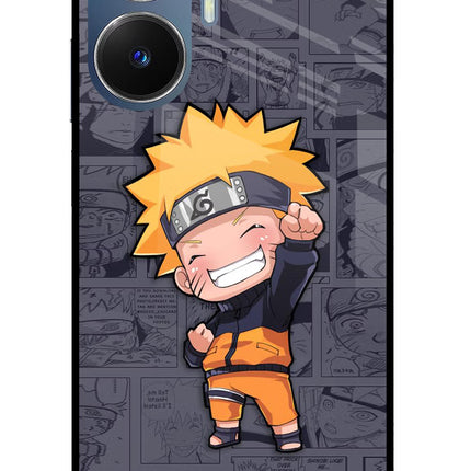 Chota Naruto Realme C55/N55 Glass Case Back Cover by Casekaro