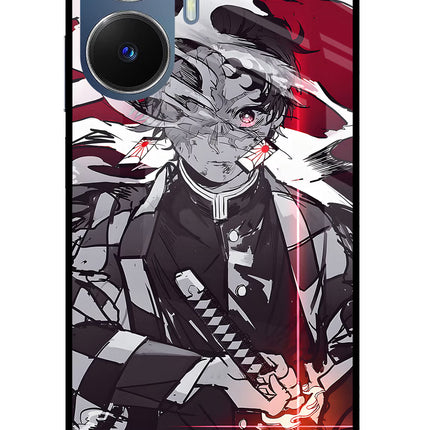 Demon Slayer Realme C55/N55 Glass Case Back Cover by Casekaro